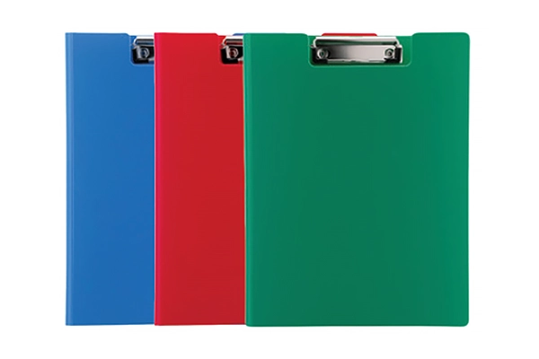 Double-Fold Plastic Clipboard A4 Usign US-131A